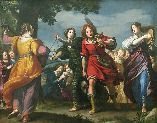 The Triumph of David by Matteo Rosselli (1630)