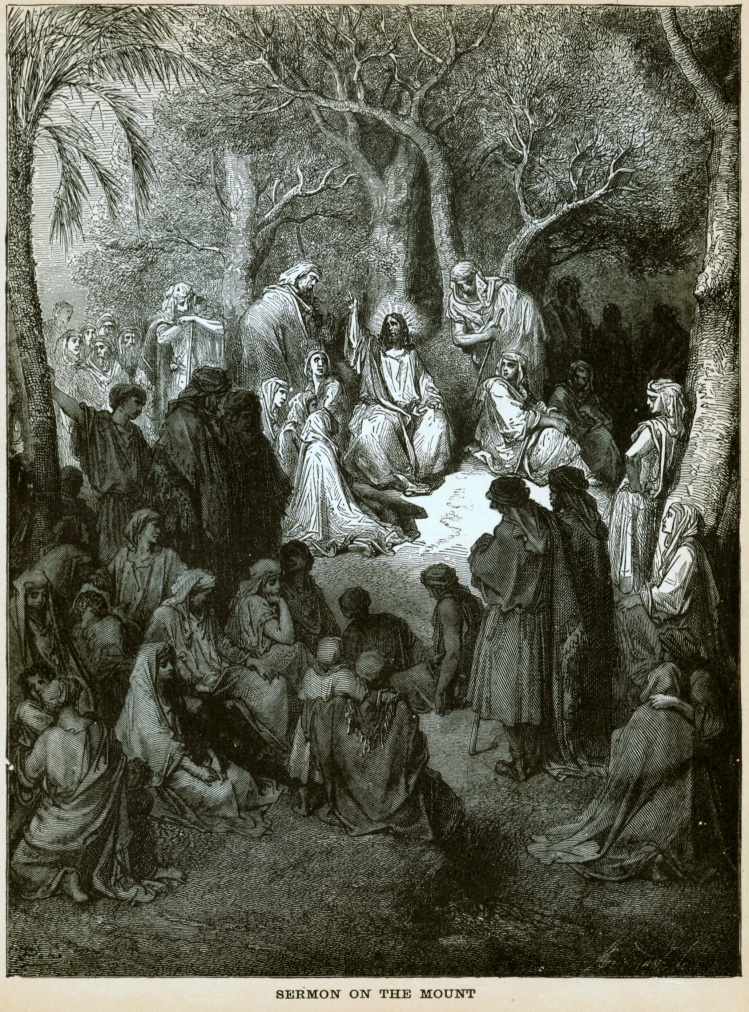 Sermon on the Mount by Gustav Dore
