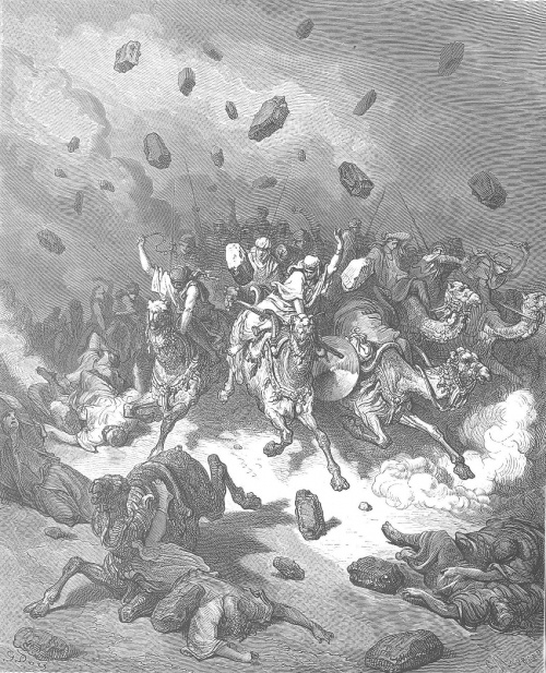 "Destruction of the Army of the Amorites" by Gustave Dore