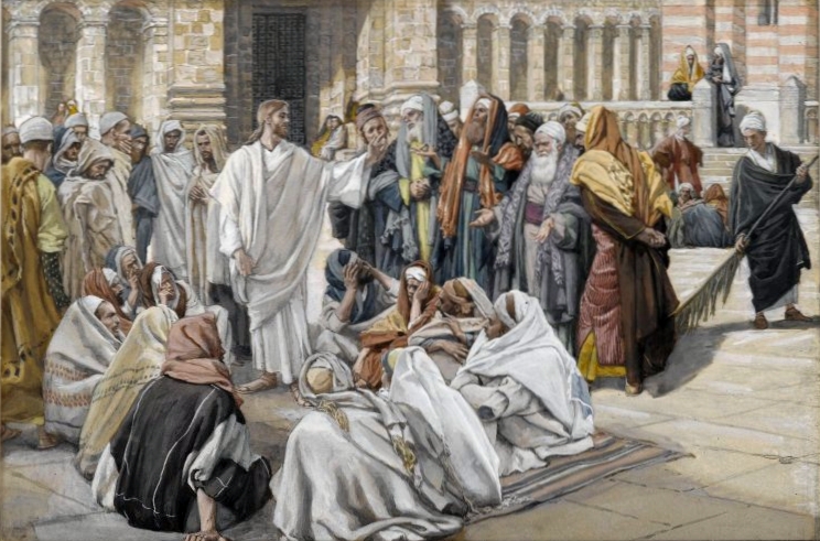 The Pharisees Question Jesus by James Tissot